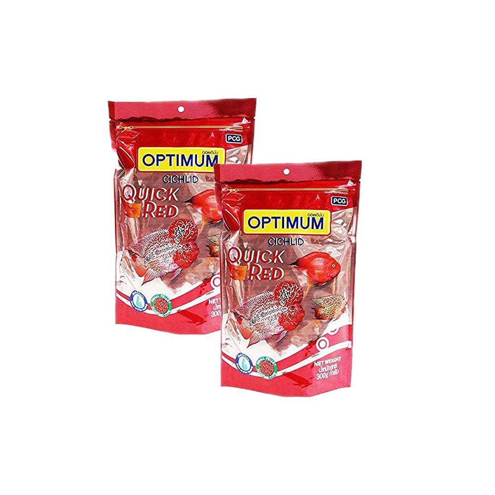Optimum Optimum Cichlid Quick Small Pellet Fish Food - Nutrition for All Life Stages (300 gm) (Pack of 2) by TED TABBIES (B0BVFLJZLC) Amazon Price History, Amazon Price Tracker