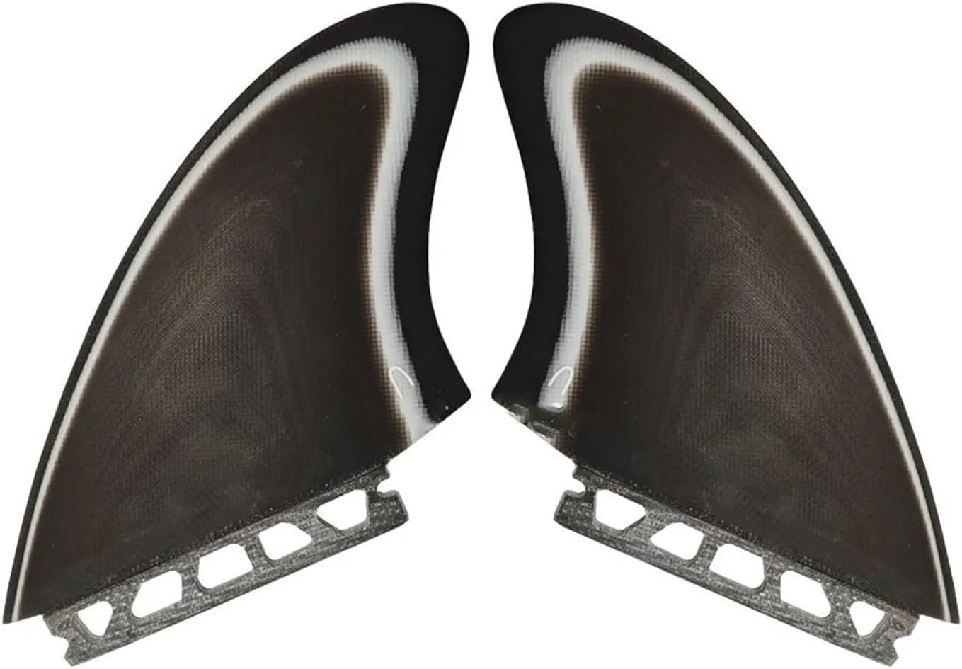 Surfboard Fin Twin fin Fins Honeycomb Fiberglass Tri-Color Longboard Surfboard & Top Surfing Perfor Fin