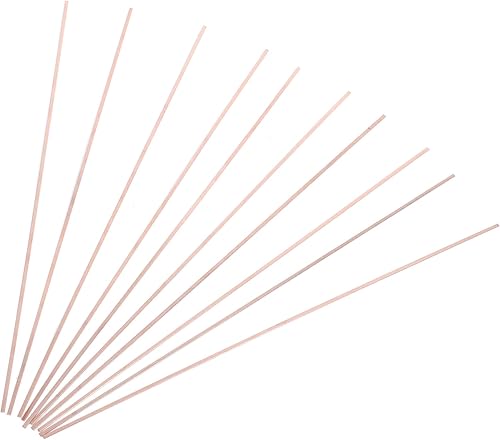 10 piezas de varillas de soldadura de cobre diseño plano para conveniente para refrigeradores y reparaciones de aire acondicionado barras de