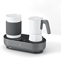 Vista 1 de SEVEN&ME Fancy coffee machine semi-automatic home office travel milk frother all-in-one machine Mocha pot Italian electric milk frother coffee maker