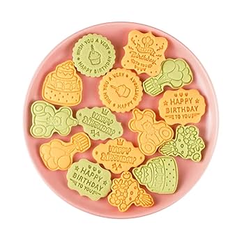 Amazon | クッキー型 誕生日クッキー型 8個セット 誕生日