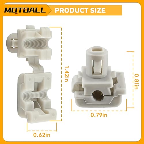 Miniatura 3 de MOTOALL Clips de pestillo de barra de bloqueo de puerta y puerta para Ford F150 F250 F350 Super Duty SL Paquete de 4