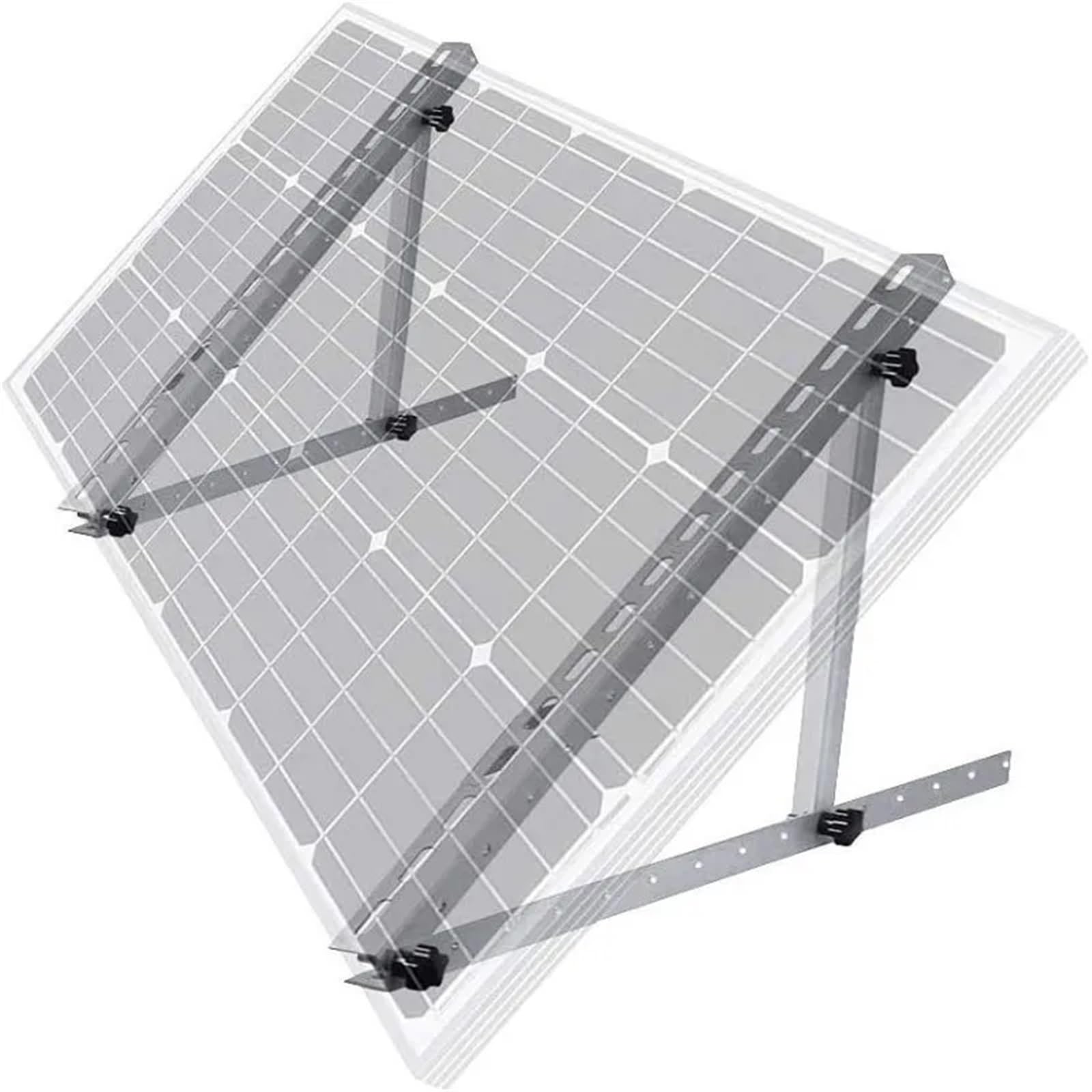 Regulowany uchwyt na panel słoneczny z możliwością pochylenia, trójkątny aluminiowy stojak dachowy, 560 mm do 1040 mm, do paneli słonecznych o mocy od 100 W do 300 W(1040mm)