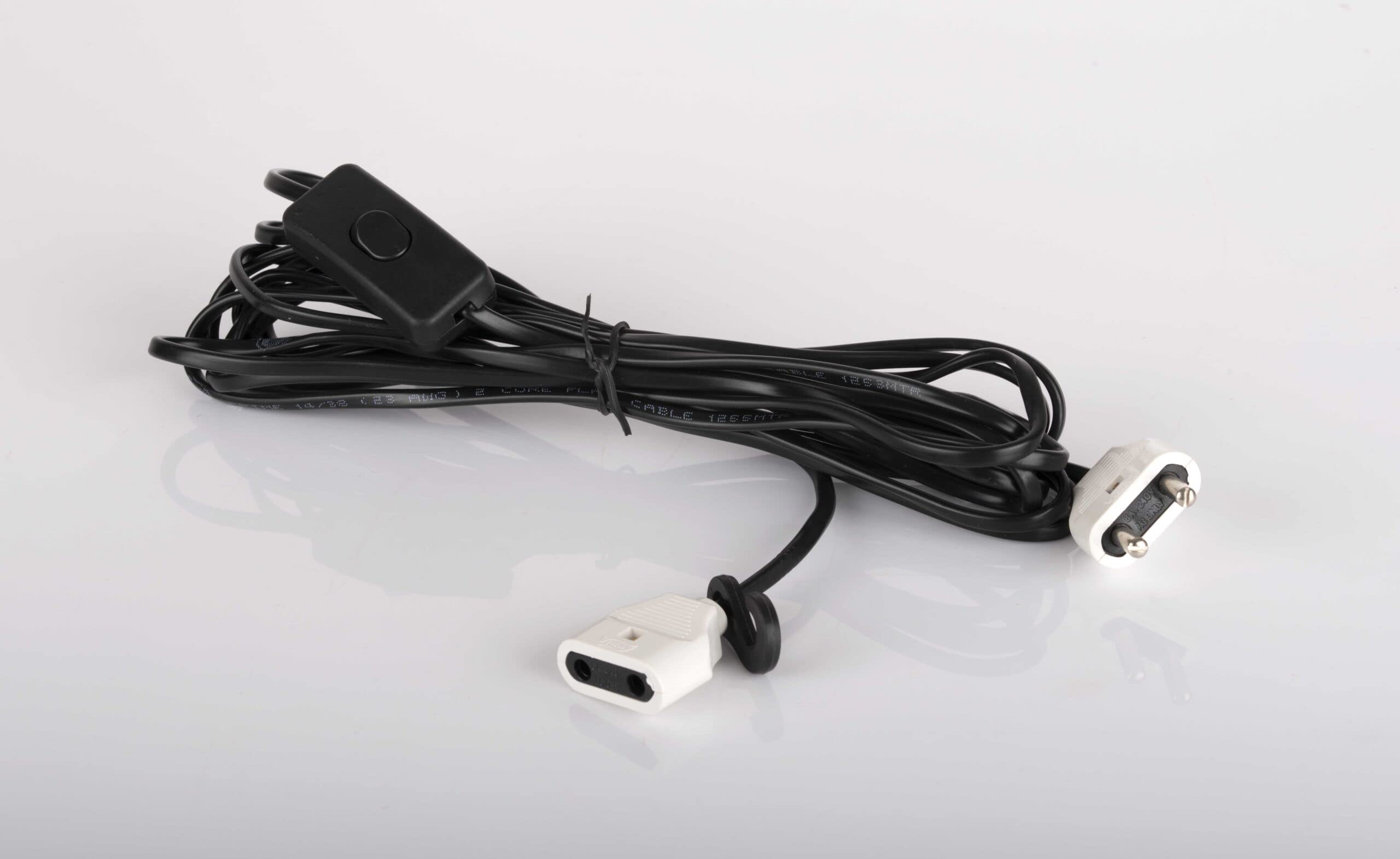 Sparkel 5-Meter Extension Cord with 2 Pin Male Female Sockets, Hook & ON Off Switch, fit for All Made in India Plugs & sockets, Best for Festive Decorations use Diwali, Eid, Christmas,etc