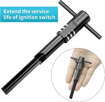 Ignition Switch Housing Motorcycle Alignment Tool Compatible with 2014-2020 Harley Touring Models - Black