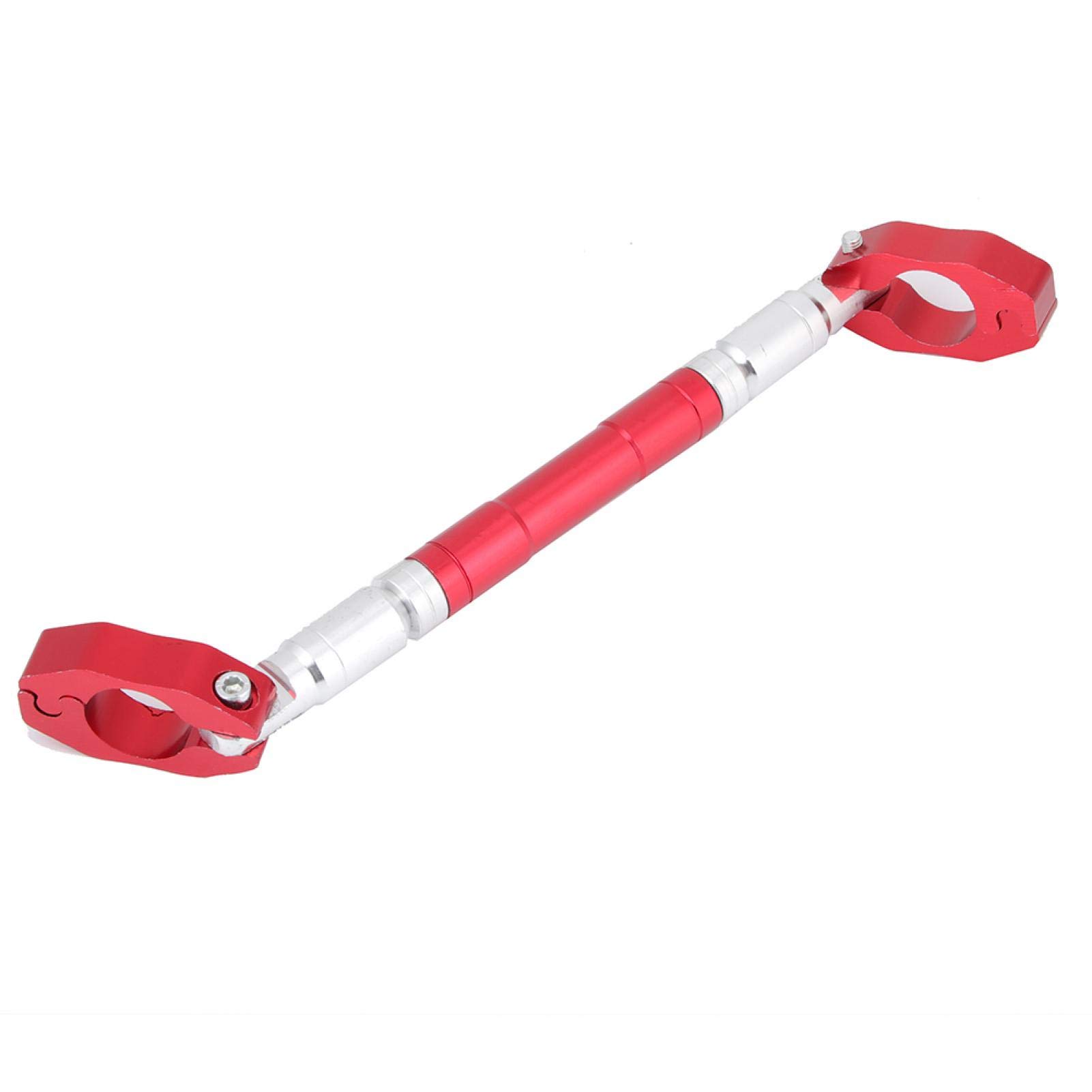 Motocykl Balance Bar Universal 22mm Regulowana Poprzeczka ze Stopu Aluminium Kierownica Motocykl Wzmocnienie Dźwigni Akcesoria (czarna)(czerwony)