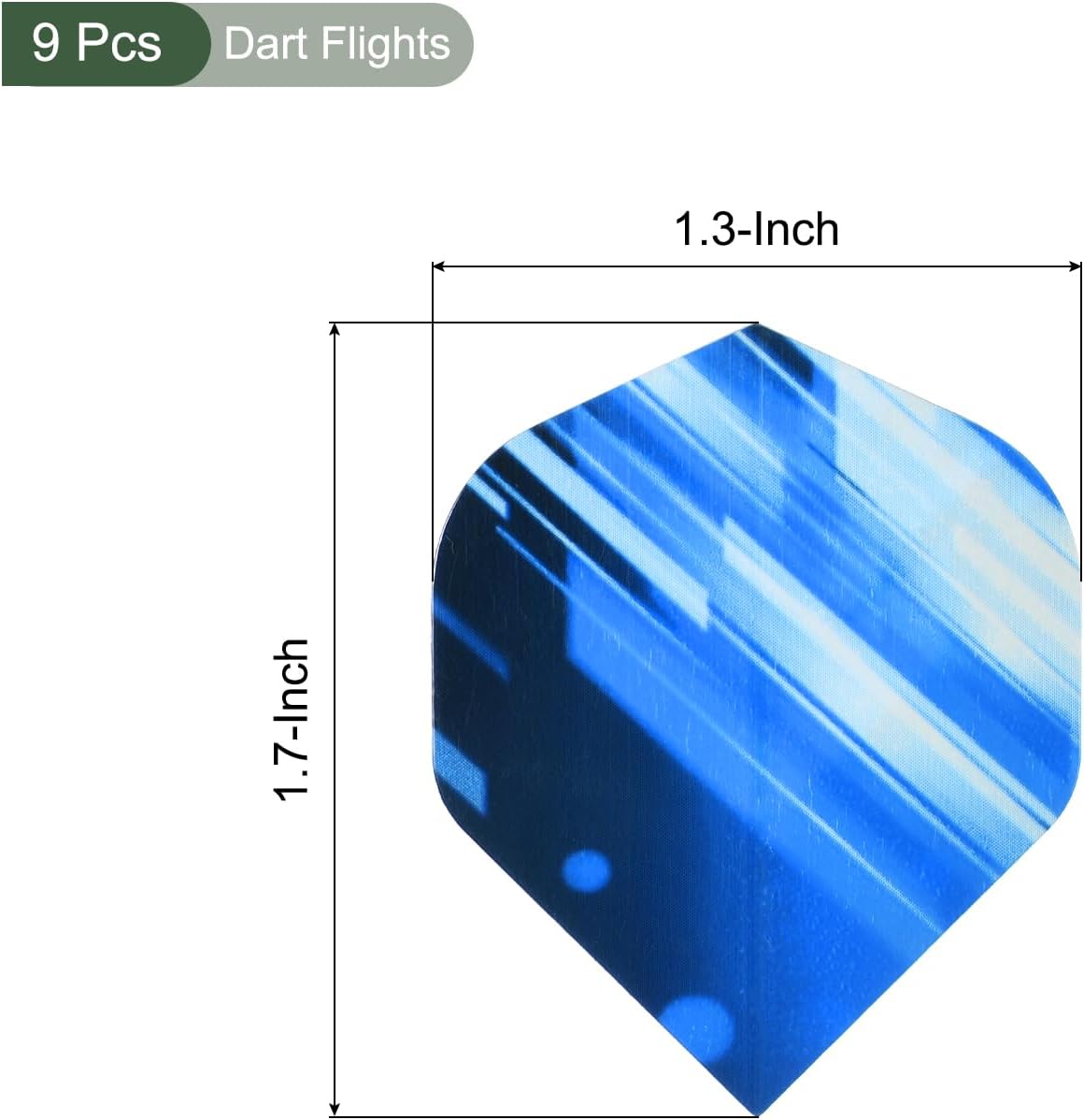 YOKIVE Dart Flights, Outdoor Standard Darts Accessory Replacements Parts Thick Stripe Style | Soft Tips Steel Tips