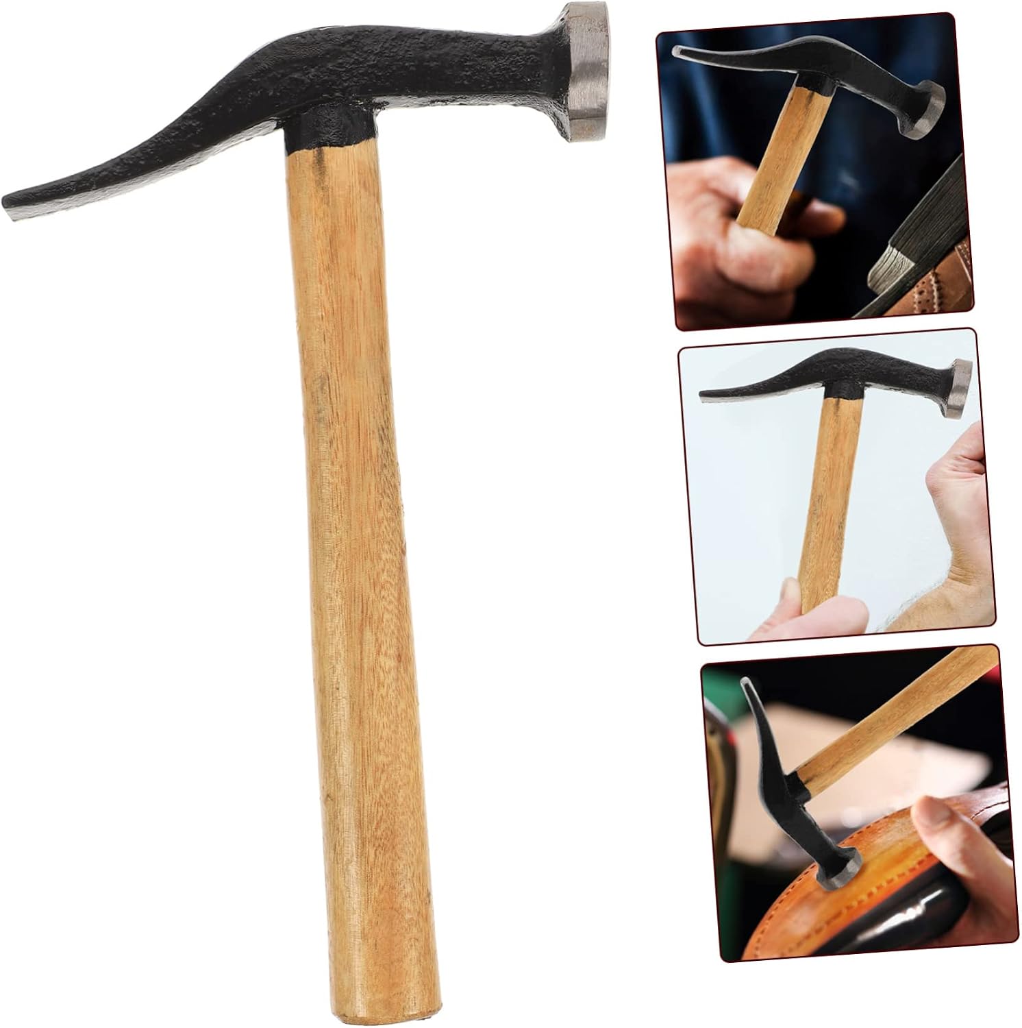 Home Repair Helper Multi-function Hammer Anti-slip Handle for Shoe Repair Versatile Tool for Crafts Carpentry