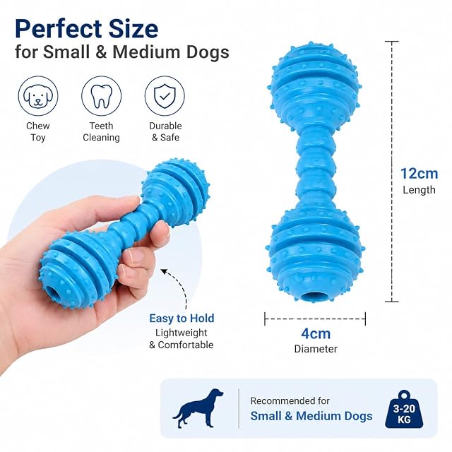 Foto 2 de 6 de Home Universal® Juguete Mordedor para Perros de Goma Resistente con Textura Antideslizante