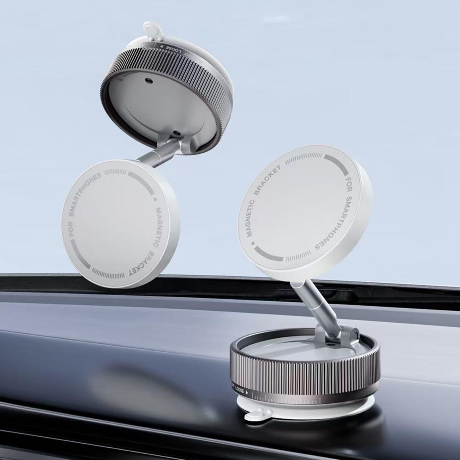 Generico Supporto Telefono Auto Magnetico Accessorio Smartphone con Magnete | Supporto Telefono per Auto Versatile per Guida Palestra Camera Ufficio Cucina Viaggio