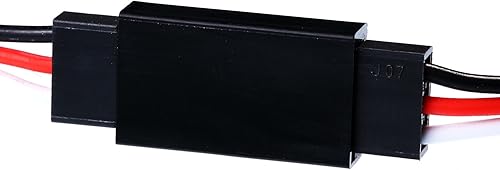 Miniatura 4 de Tecunite 20 cables de extensión servo de 3 pines, cable de extensión de servo RC hembra a macho, conectores de cable para tablero de control de