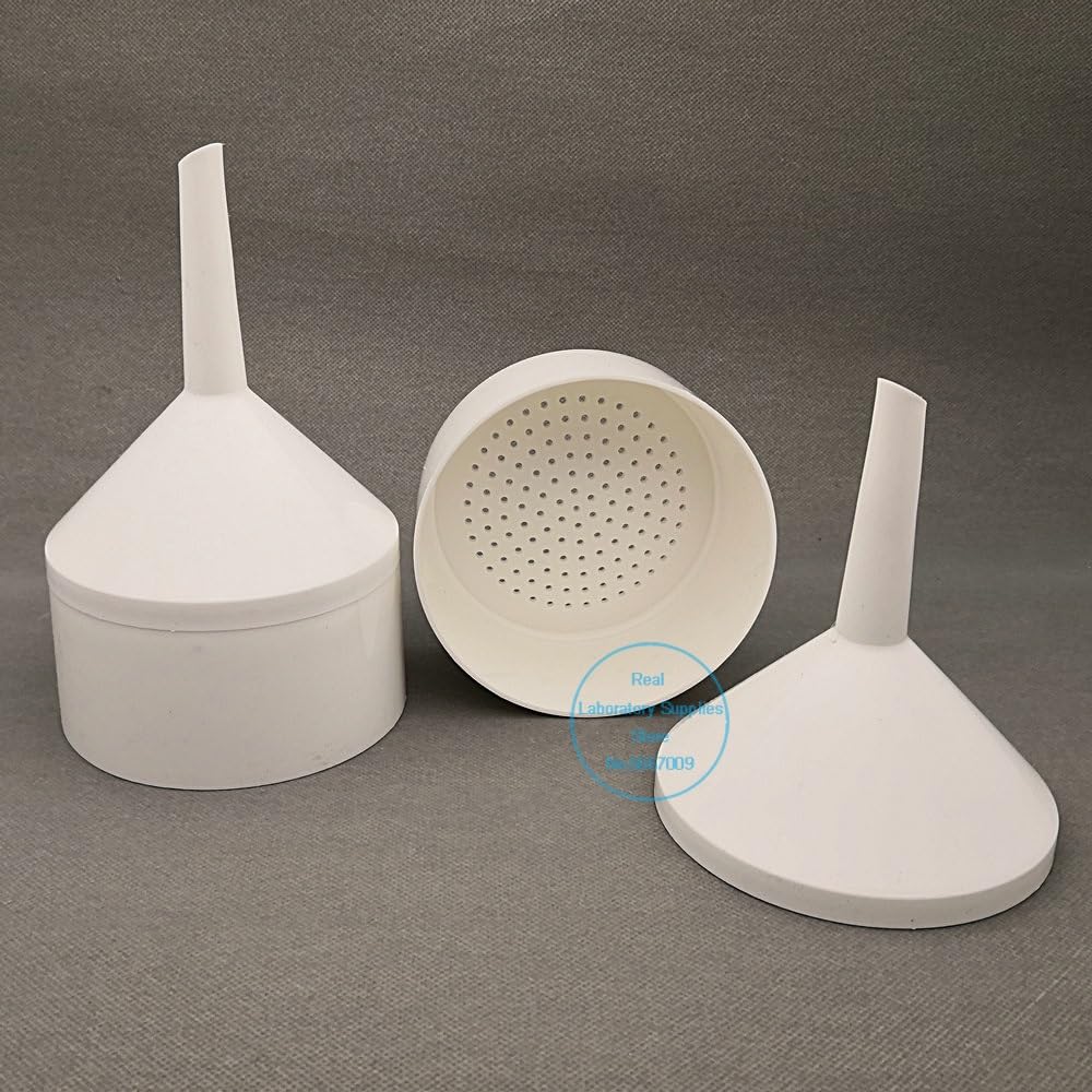 1 entonnoir en plastique PP entonnoir Büchner amovible 55/70/90/110/150 mm for expérience scolaire(Bottom ID 90mm)