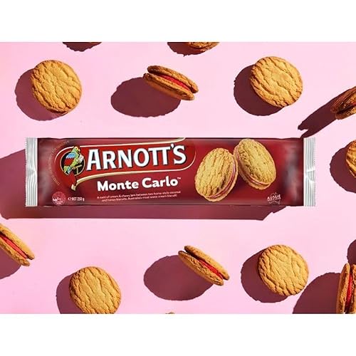 Miniatura 3 de Arnott's Monte Carlo, Delta Cream Biscuits (Pack de 4 x 8.82 oz) Las galletas de Arnott's son un irresistible regalo de la tarde...