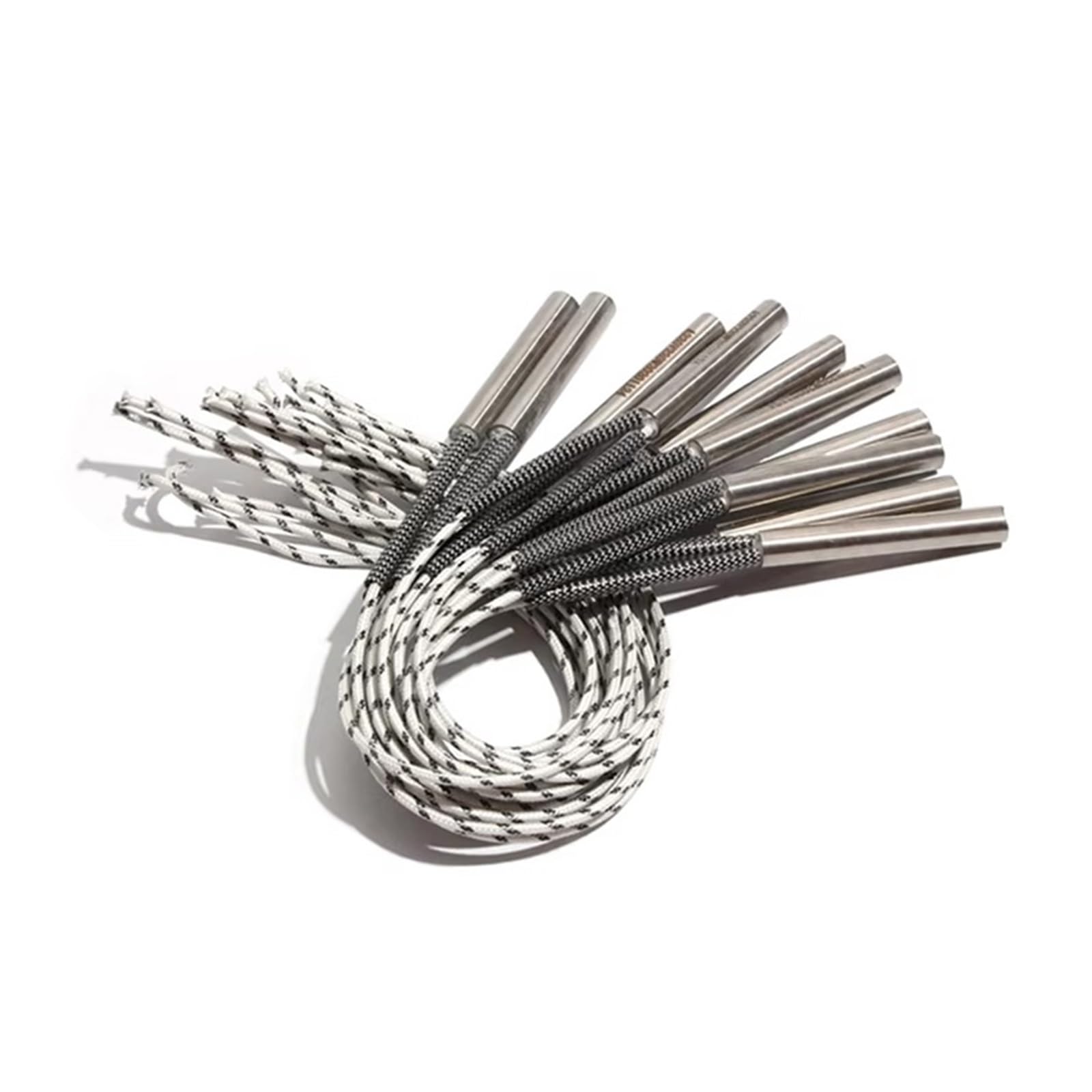 Grzejniki kasetowe 5 szt. wkład grzewczy ze stali nierdzewnej 316SUS 11 mm 25-35 mm 110/220/380 V, pręt rurowy pojedynczy koniec (380 V, 140 W 11 x 32 mm (DxL))