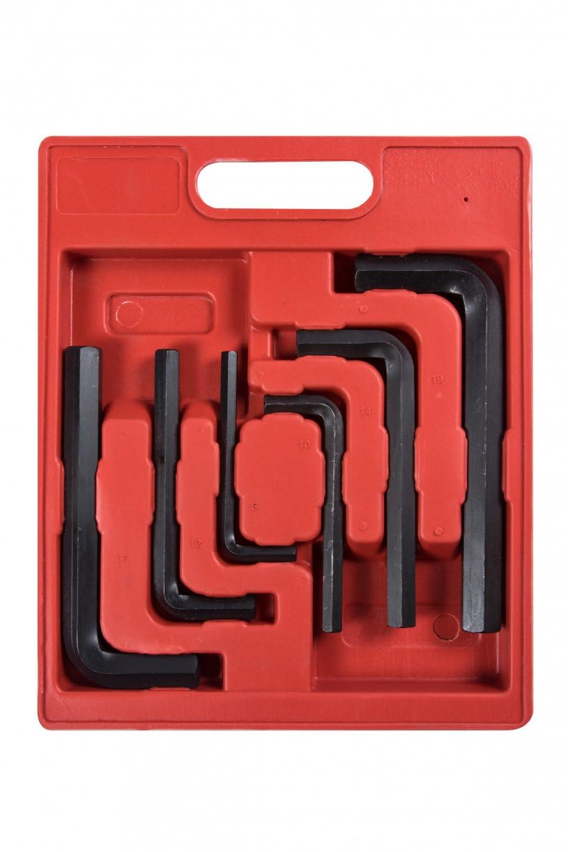 Large Jumbo Metric Hex Key Set Allan Allen Hexagon Wrench 8-19mm, 15308