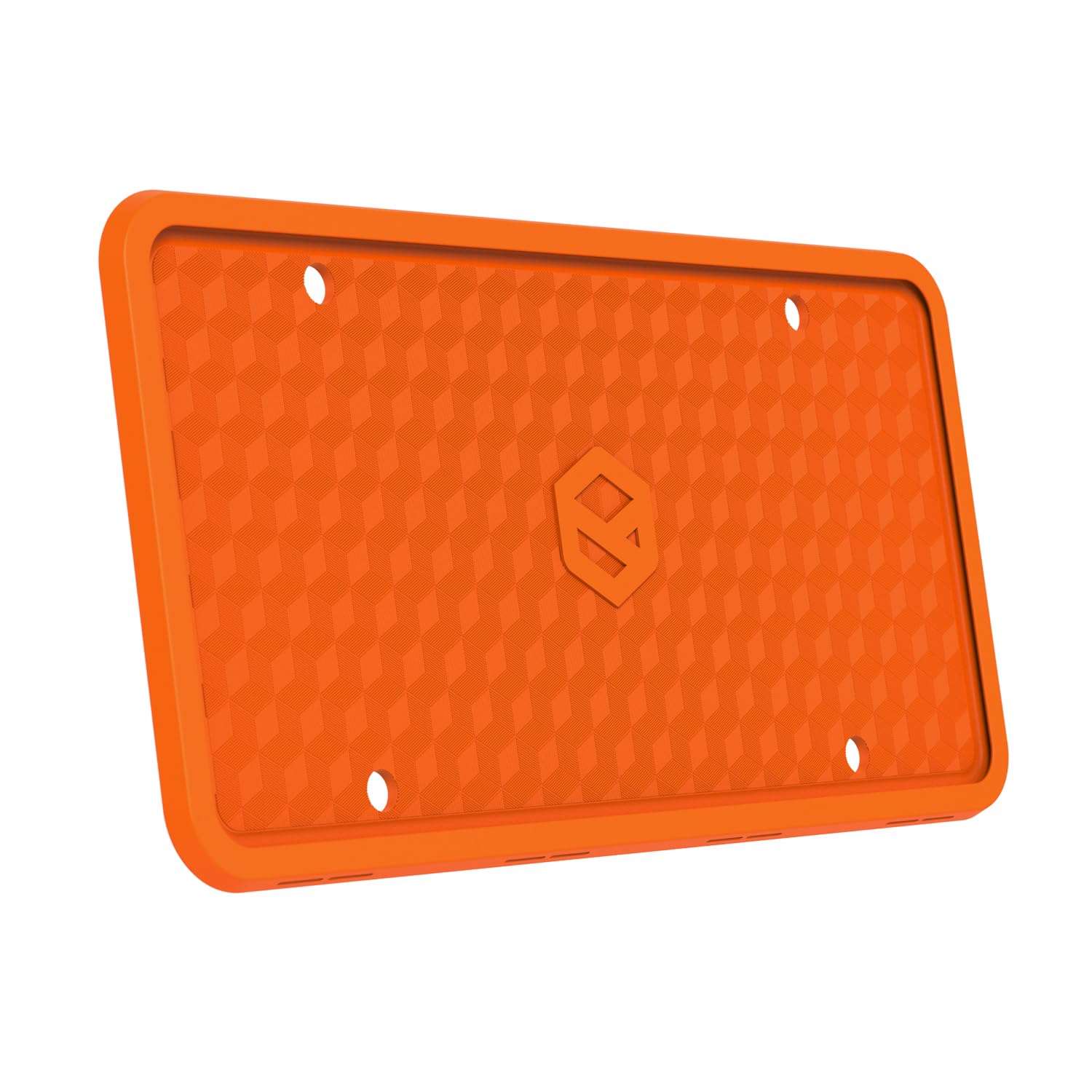 Sponsored Ad - Rightcar Solutions Silicone License Plate Frames | The Original Premium Grade Silicone Car Plate Frame | Rust Proof, Rattle Proof, Weather Proof License Plate Holder (Orange)