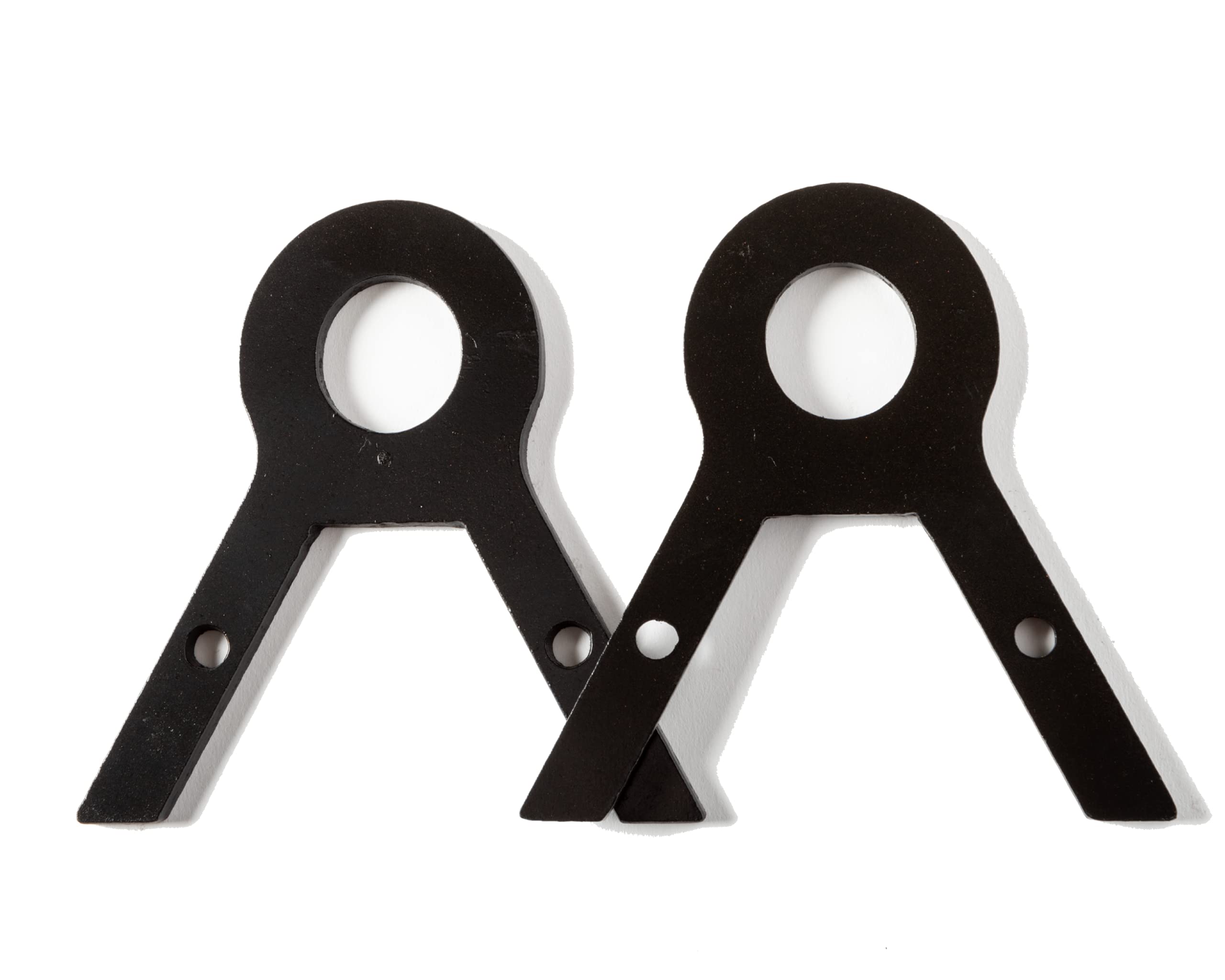High Caliber DIY Pipe Target Stand Set Kit - Hooks and Brackets Assembly Combo for Hanging AR500 Ste