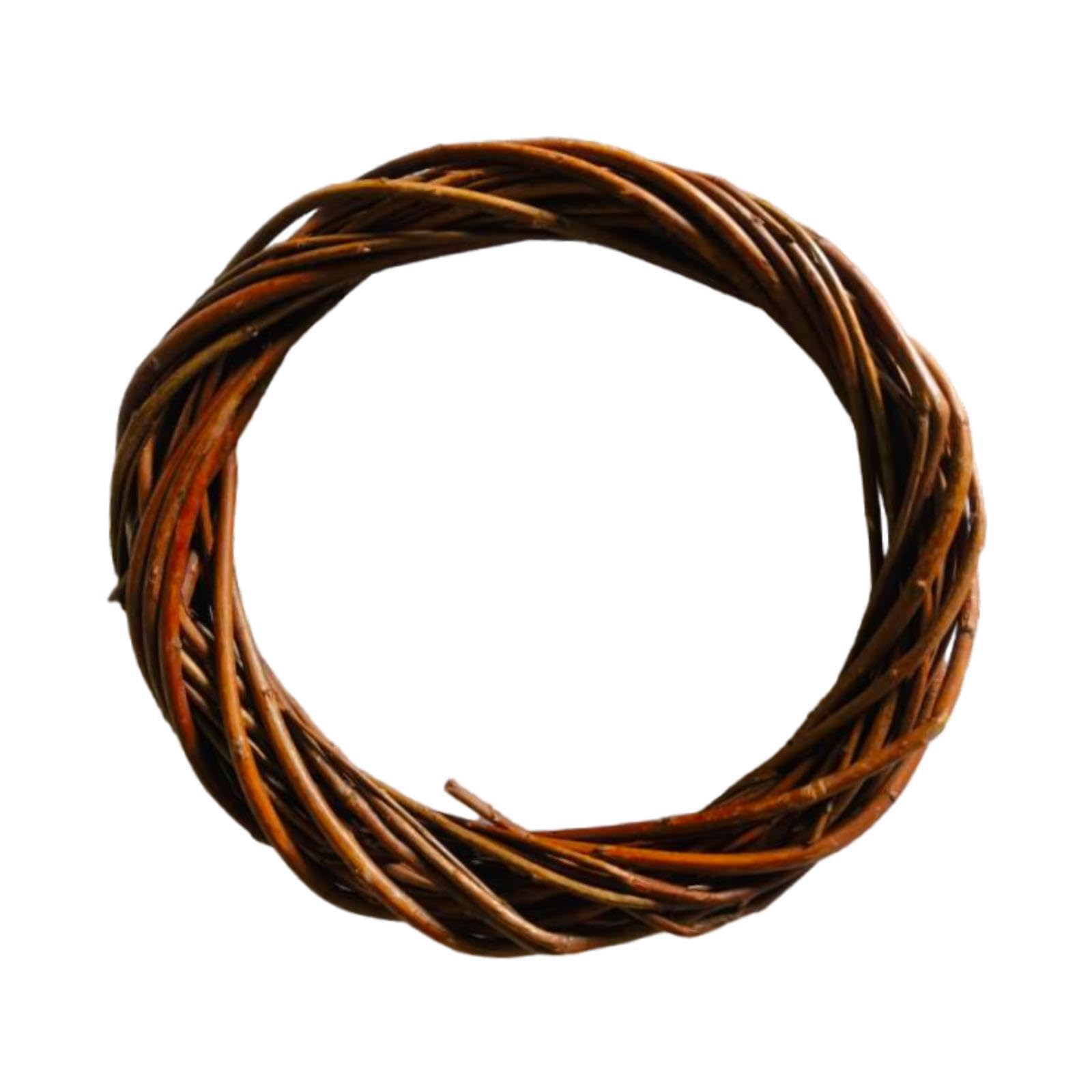CYDZSRA Artificial Wreath 12 Inch Rattan Wreath Garland Unique Craft Supplies Creating Stunning Holiday Wedding Party Wall Displays DIY Making Supplies Indoor