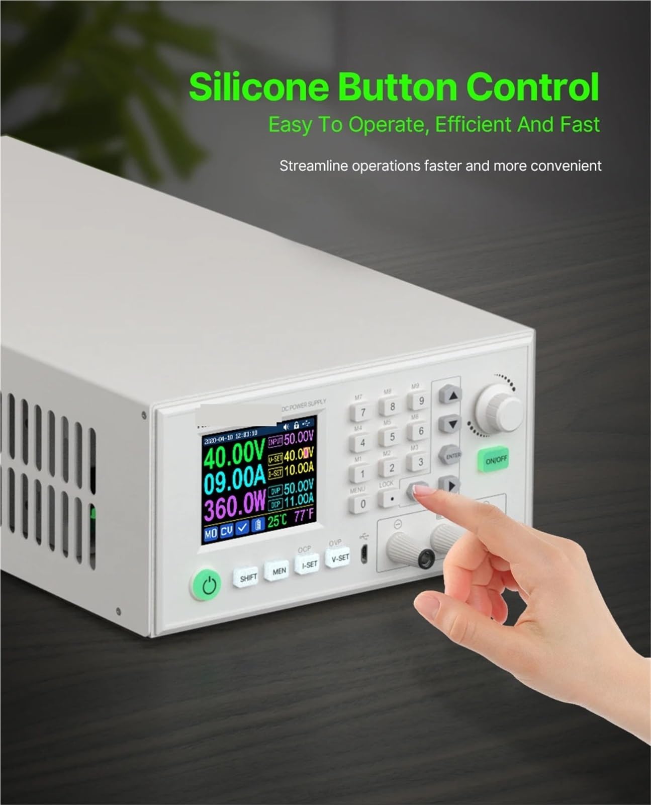 Labornetzteil RD6024 Komplettes Set USB Digital Control AC/DC Einstellbares Tischnetzteil mit Akkuladung(1500w preamp)