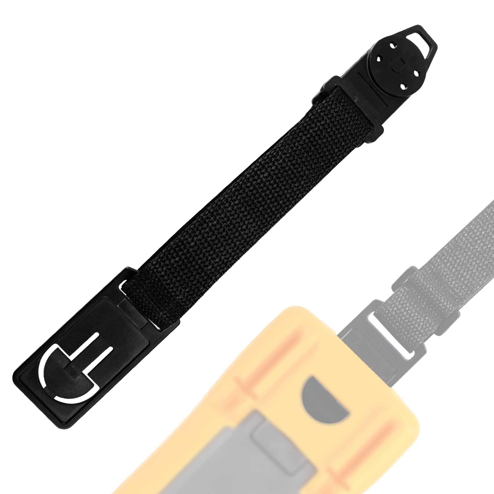 Magnetic Strap Kit, Hanging Loop Strap Magnet Hanger Kit Magnet Loop Strap Hanger Kit for Fluke Digital Multimeter (Black)