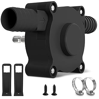 Portable Electric Drill Pump for Water and Liquid Transfer - Self-Priming Hand Pump | Durable, Compact and Lightweight Design, Easy to Install and Use | Versatile for Home and Outdoor Applications