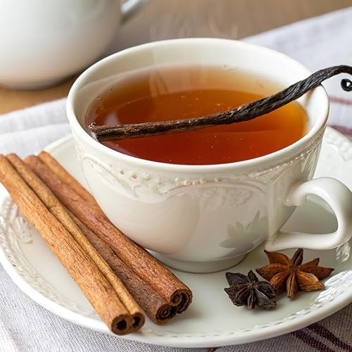 Vista 244 de Stash Té Chai de vainilla descafeinado, 6 cajas con 18 bolsas de té cada una (108 bolsas de té en total)