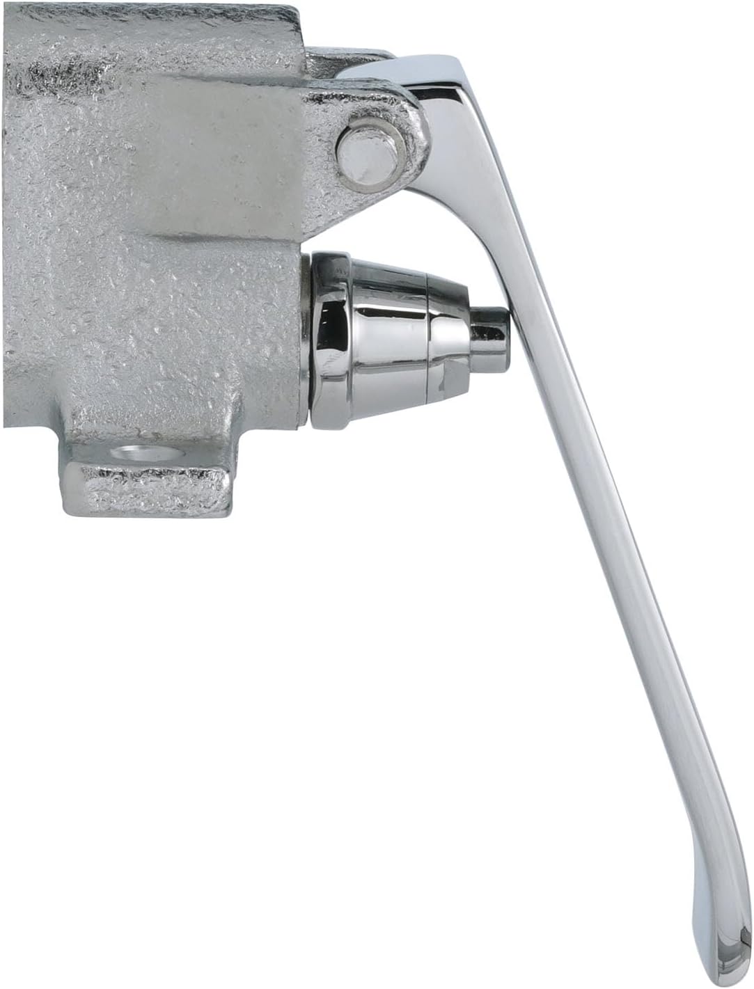 Encore Knee Valve with Single Pedal and Rough Chrome Valve Body, Retail Packaging