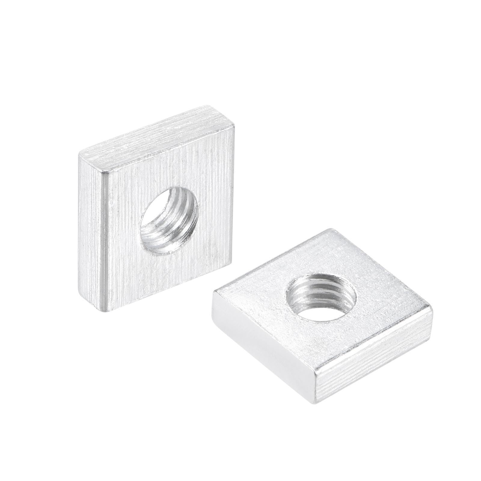 Tool Parts and Accessories Square Nuts M6x13mmx4mm Zinc-Plated Metric Coarse Thread Assortment Kit 200pcs (#CN-140824-14132)