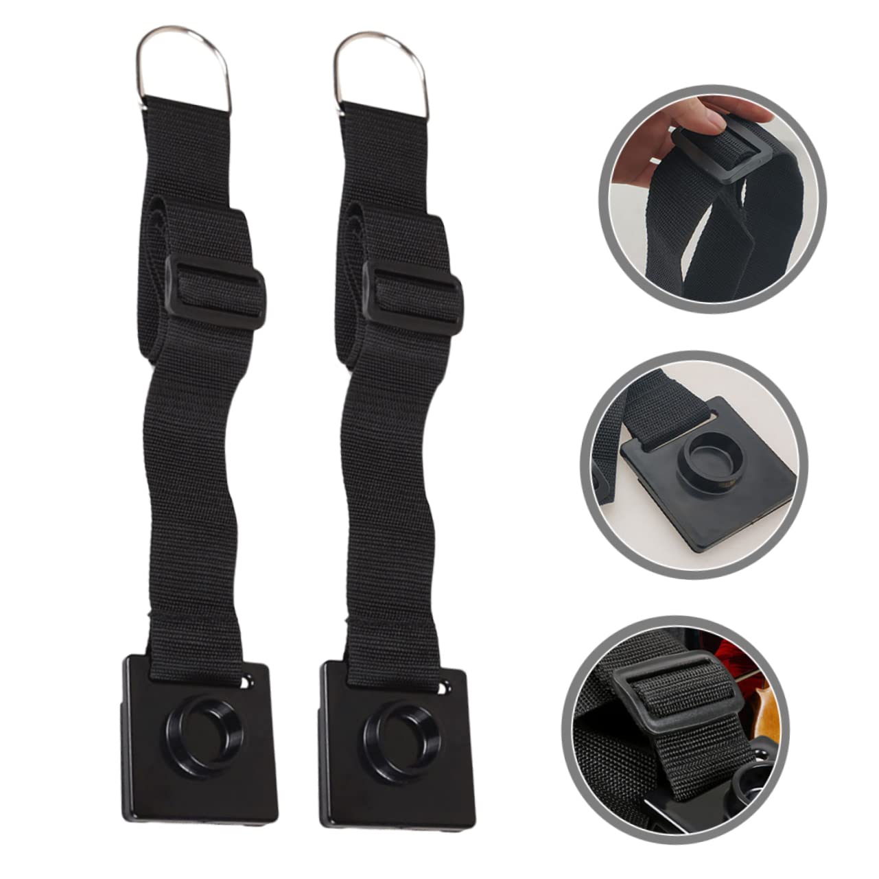 Toddmomy 2pcs Adjustable Cello Rest Non Slip Pads for Cello with Wide Straps Durable Sponge Material for Various Chair Legs and Stands