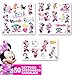 Minnie Mouse Stickers & Tattoos Party Favor Pack (Bundle with 200 Stickers & 50 Temporary Tattoos)