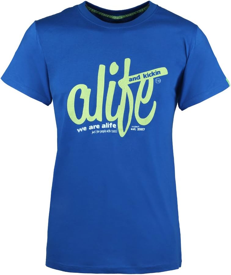 Alife and Kickin Gerry Tee T Shirt Indigo T-Shirt Herren Mens