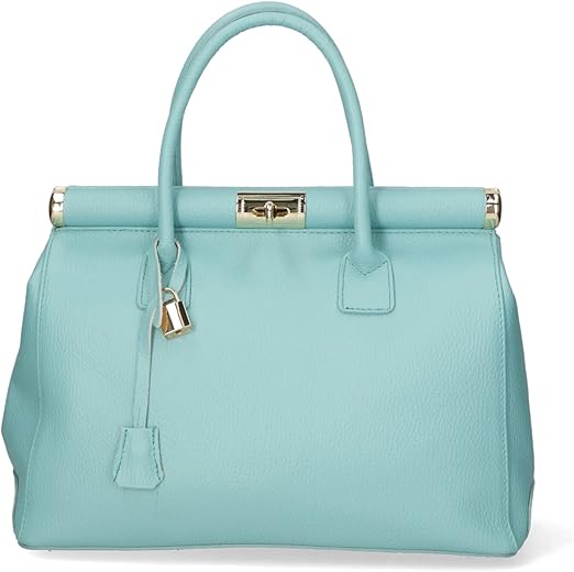 Borsa A Mano Chicca In Pelle Vera Made In Italy - Tracolla Removibile, Tasconi Interni - Elegante E Pratica - Foto 11