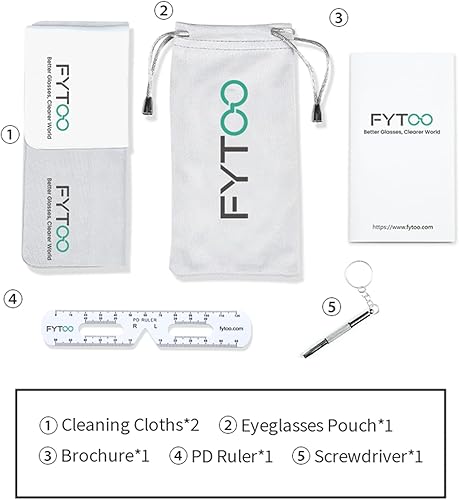 Miniatura 4 de FYTOO Kenneth FT0953 - Lentes de juego con bloqueo de luz azul para mujer, con bisagra de resorte, antirrayos UV, fatiga oculardeslumbramiento