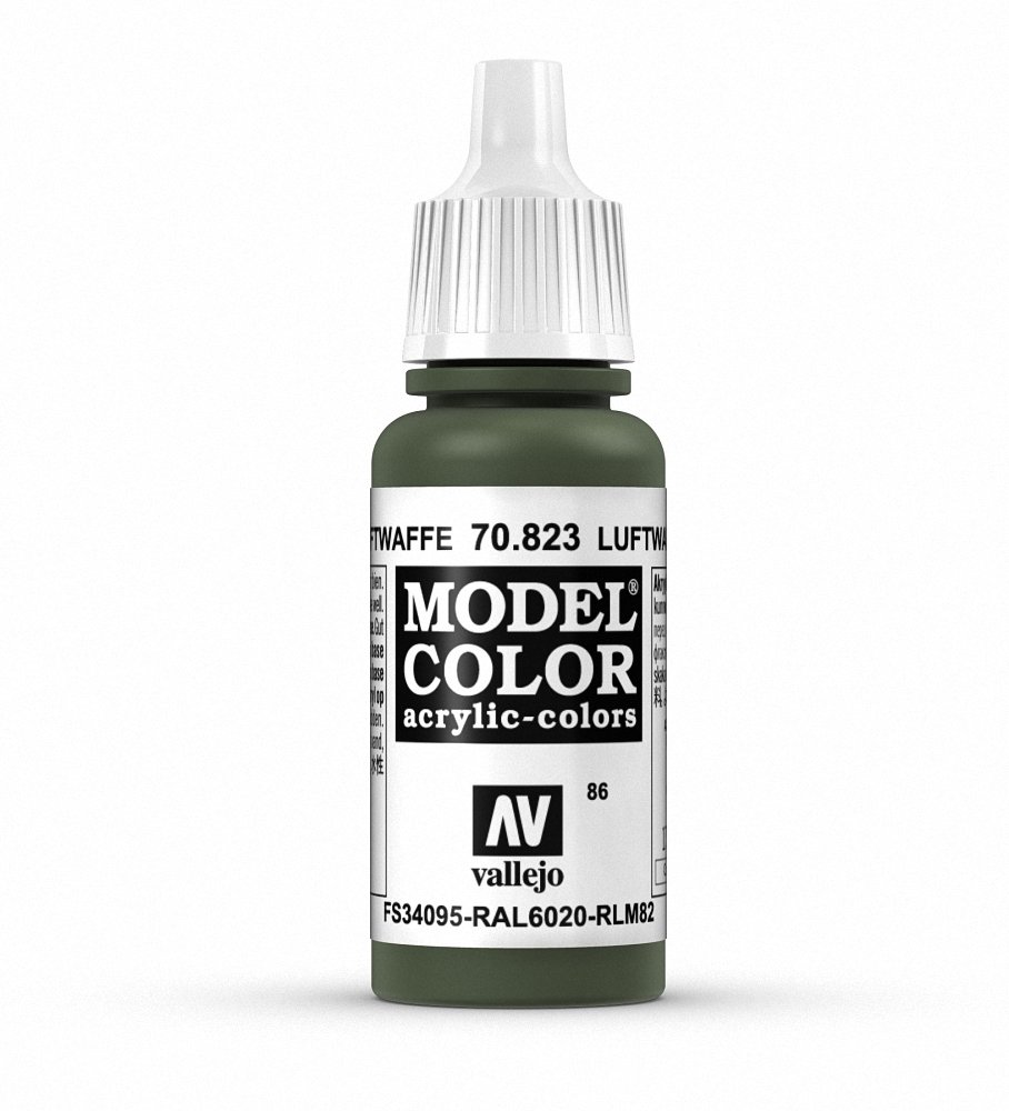 Vallejo Model Color 17 ml Acrylic Paint - Cold White — view 127