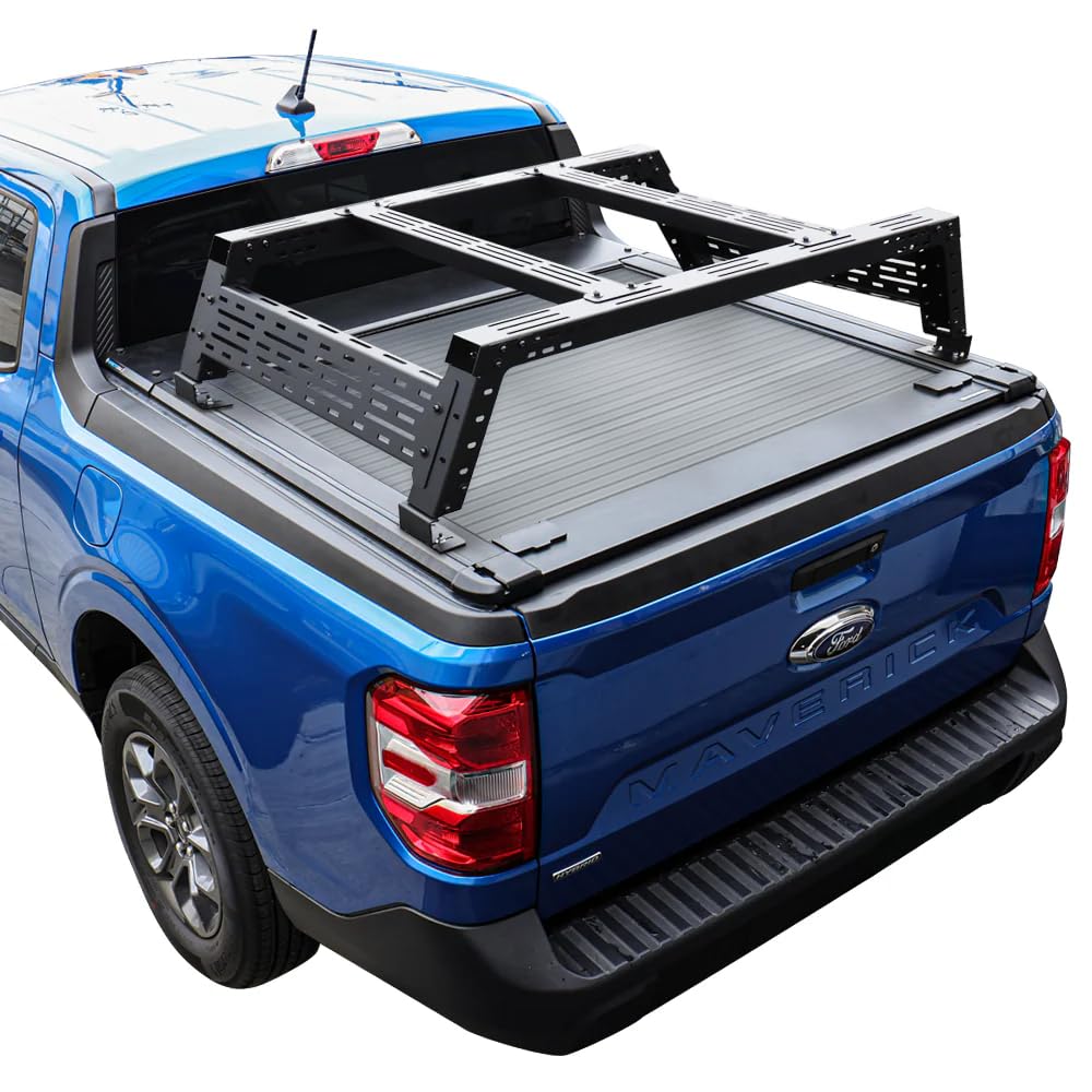 Syneticusa Ret retractable Hard Tonneau Cover with Rack