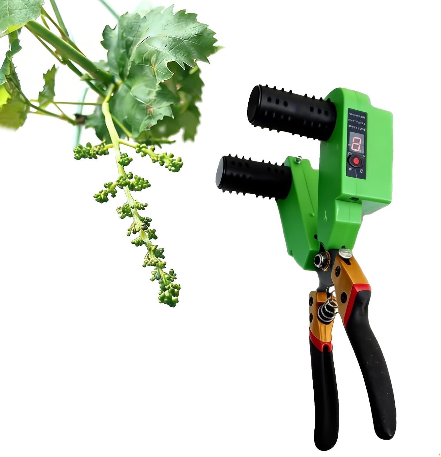 Electric Grape Flower Thinner, Intelligent Electric Grape Berry Thinning Tool, Rechargeable Handheld Vineyard Pruning Shears,Orchard Gardening Pruning Tool for Vineyard Orchard Garden