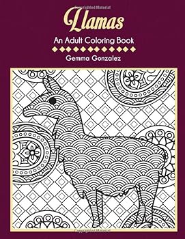 Paperback LLAMAS: AN ADULT COLORING BOOK: A Llamas Coloring Book for Adults Book