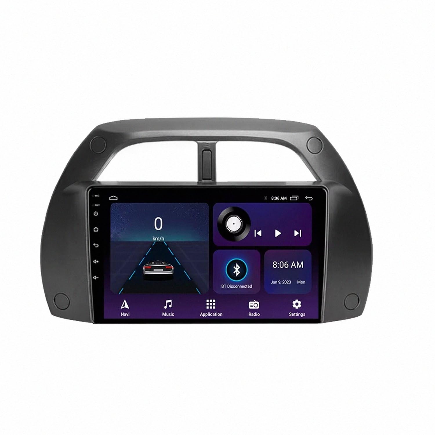 Pantalla de Coche con Android Auto Solución a Salpicaderos Antiguos de Toyota RAV4 8