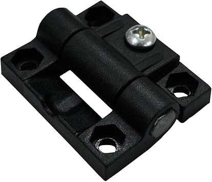 XMHF 2 Pack Black Hinges Nylon Adjustable Torque Hinge Position Control Hinges Black