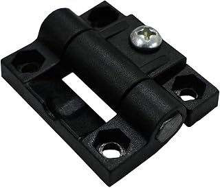 XMHF 2 Pack Black Hinges Nylon Adjustable Torque Hinge Position Control Hinges Black