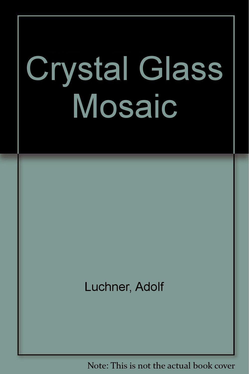 Amazon Crystal Glass Mosaic Luchner, Adolf, Ellman, B. Glass