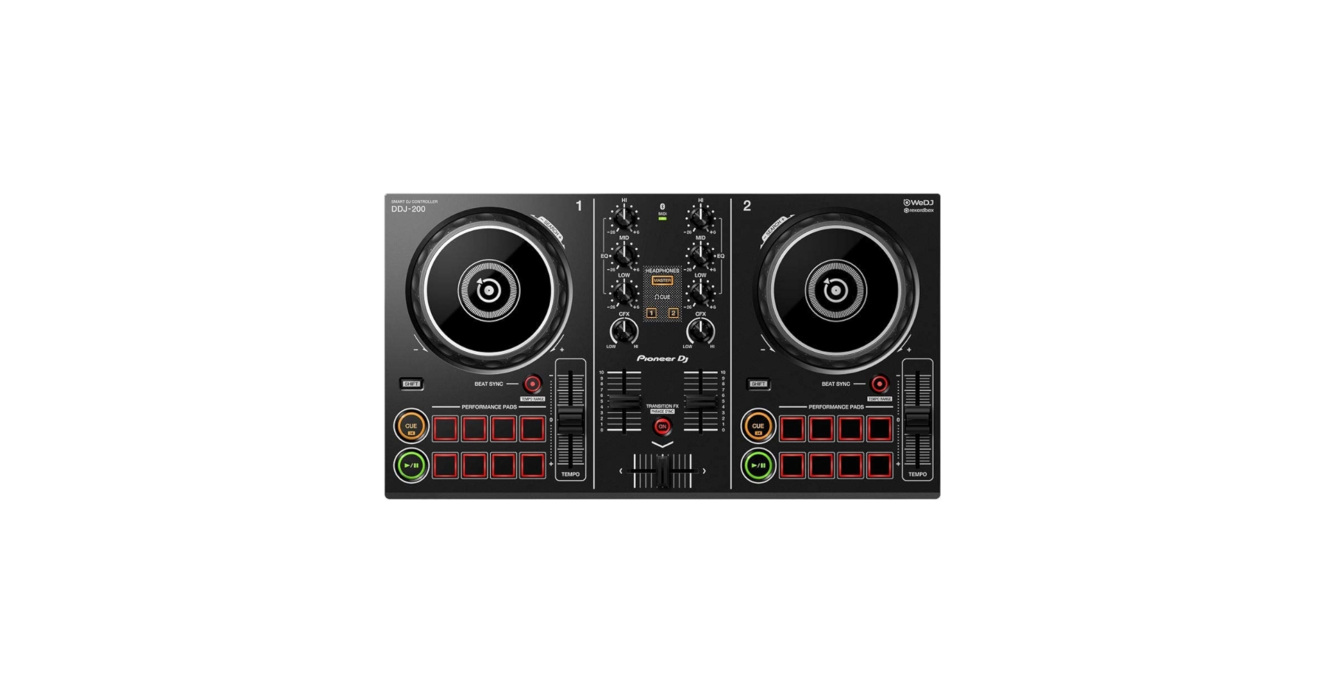 Pioneer DDJ-200 DJコントローラー 2023年製 Pioneer DJ DDJ-200 Smart DJ Controller : Amazon.fr