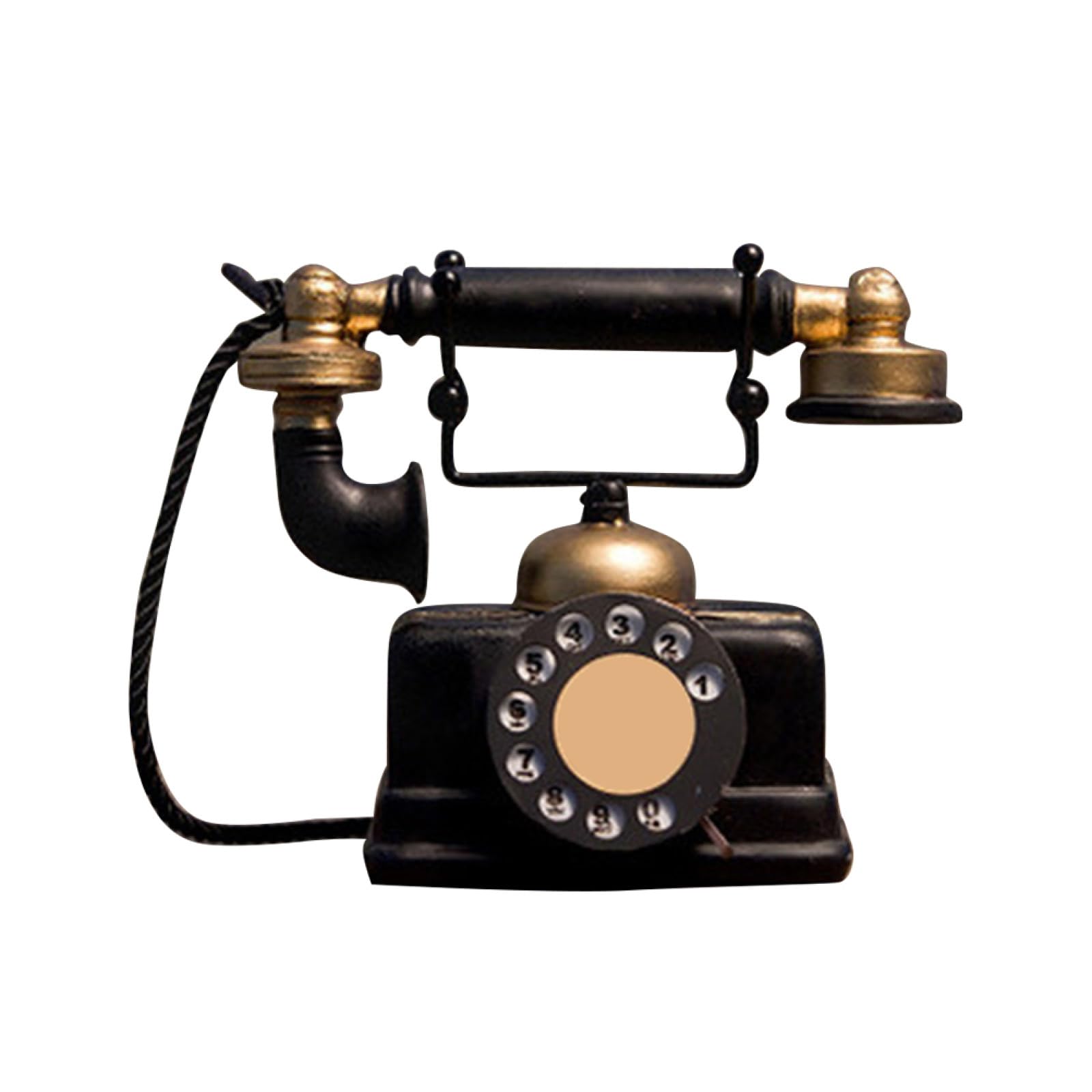 Teléfono Vintage de Resina Regalo Retro Decorativo Salón