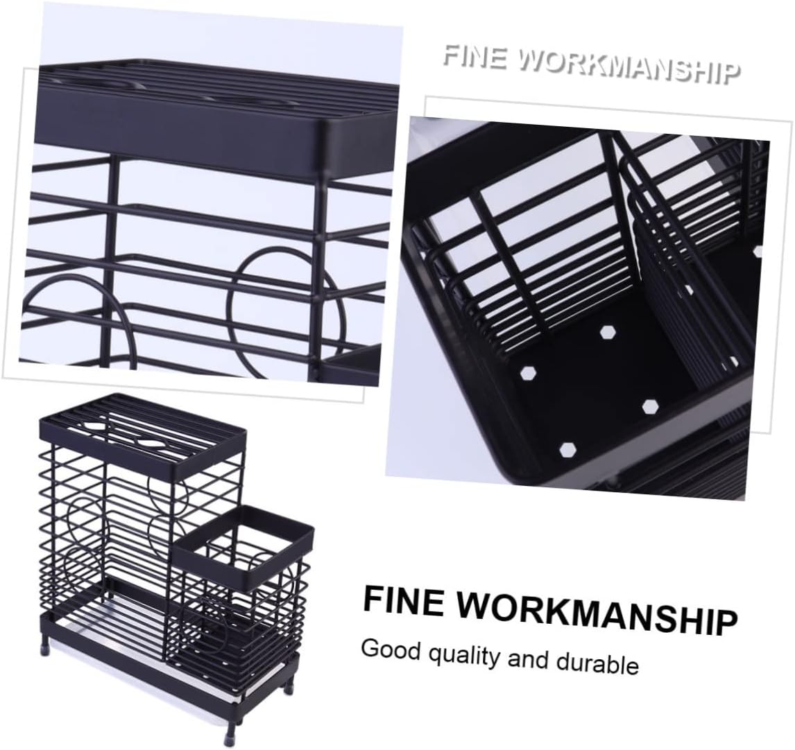 KICHOUSE Magnetic Knife Rest and Chopstick Cage Kitchen Storage Rack Cutter Rack Home Organizer