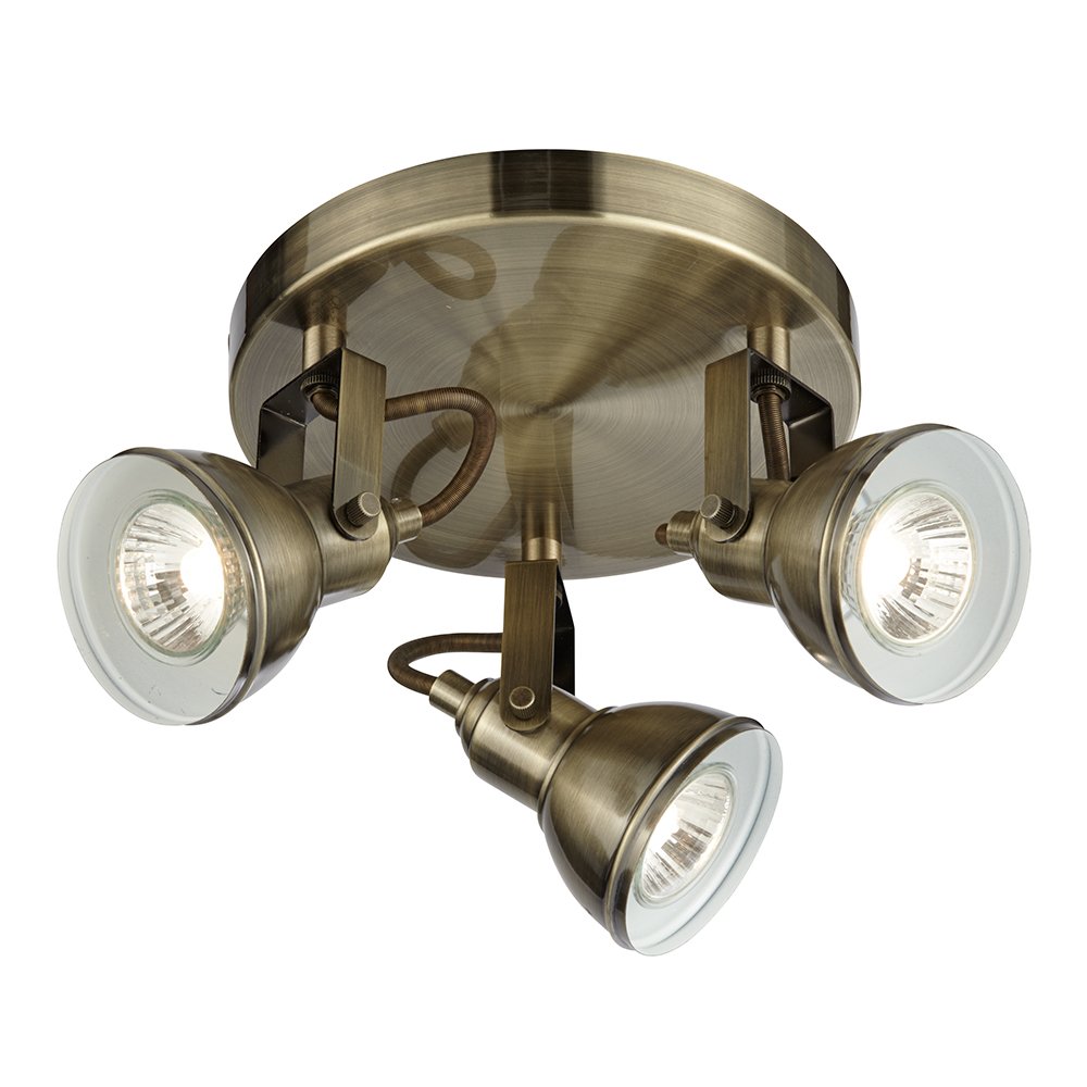 Searchlight Antique Brass 1543Ab Focus Light Spotlight Size 3