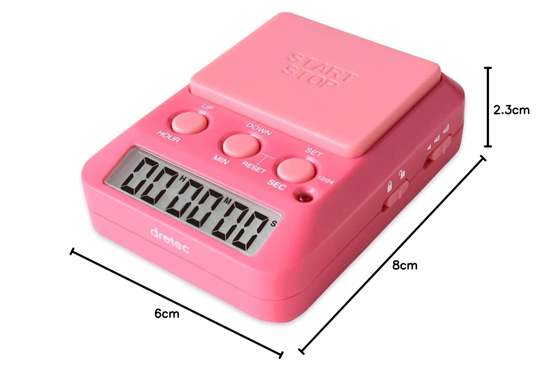 Amazon.co.jp: dretec(ドリテック) 勉強タイマー タイムアップ2 消音 T