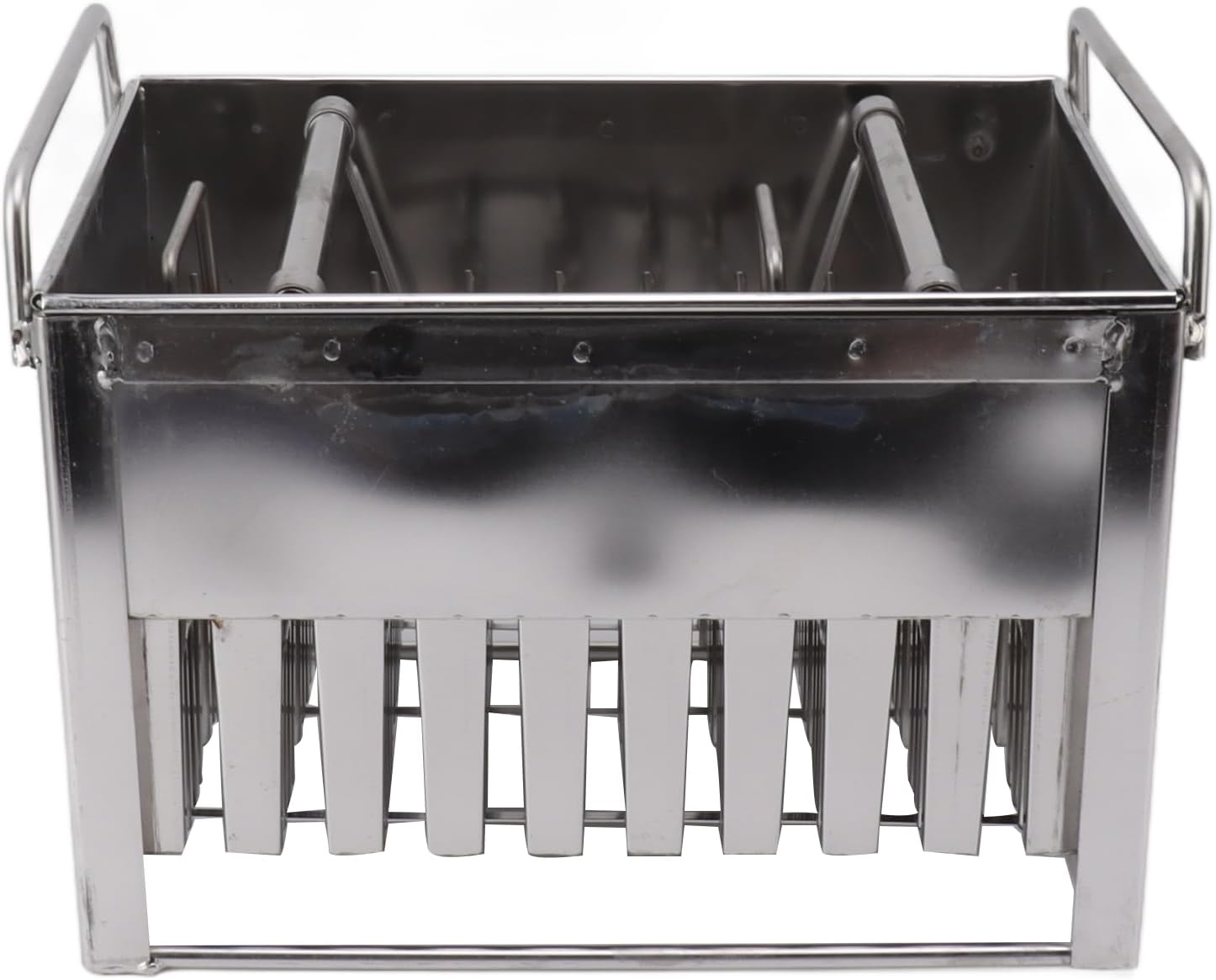 Pilipane Ice Pop Mold Machine Stainless Steel Commercial Frozen Ice Cream Maker DIY Ice Lolly Pop Mold for Home and Commercial Use Durable and Reusable 30PCS Set