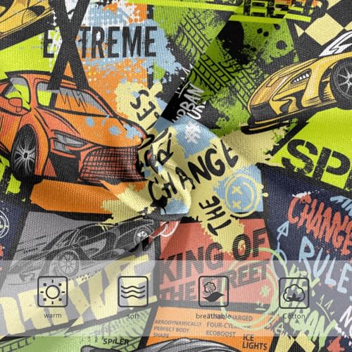 Little Girls' Soft Cotton Underwear Kids Breathable Comfort Sport Cars Panties Briefs Toddler3