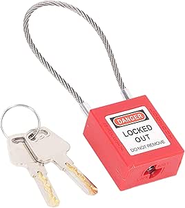 Red Lockout Tagout Safety Padlock, Lockout Tagout Lock Stainless Steel ...