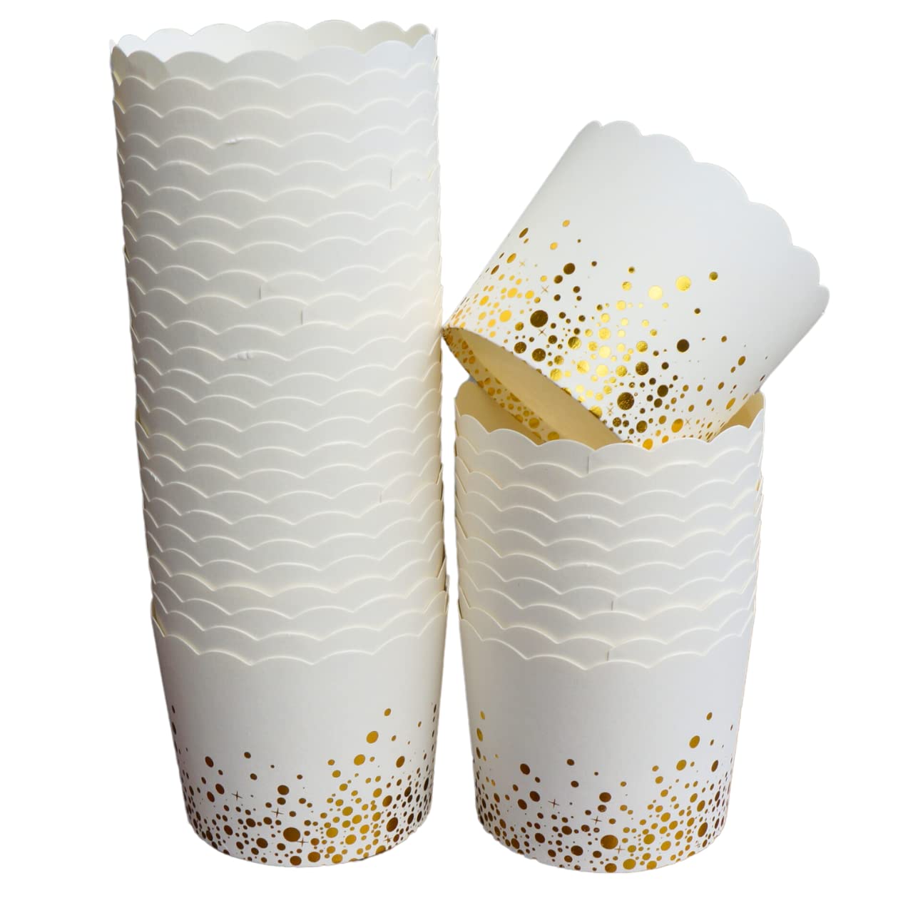 日本製 ベイキングカップ 50個セット Amazon.co.jp: BAKE-IN-CUP 紙製ベーキングカップ 50個パック グリース